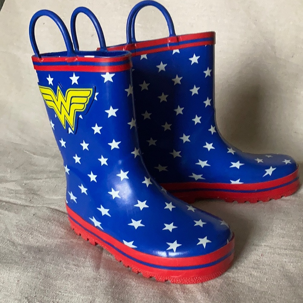 Wonder Woman DC comics child rain boots